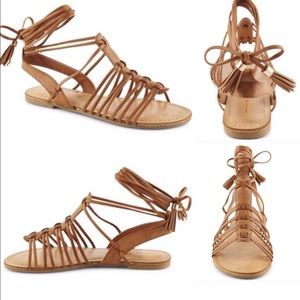Madden girl tan gladiator sandals